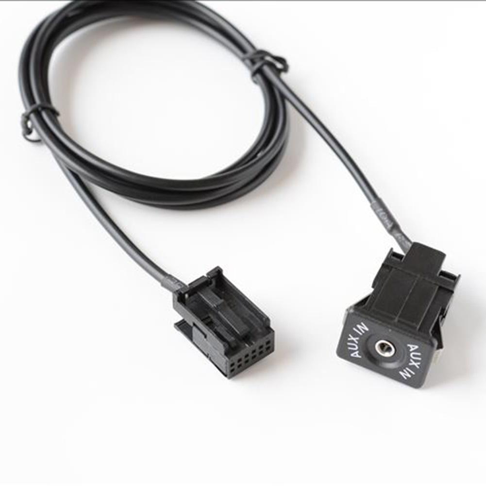 Car AUX Audio Adapter AUX Socket Power Cord For For Opel for CD30 CDC40 CD70 DVD90 12V Aux Audio Cable Socket Interface Adapter
