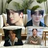 Ji Chang wook Kissenbezug Wendbar Plüschkissenbezug Weich Flauschig Heimdekoration für Sofa Schlafzimmer