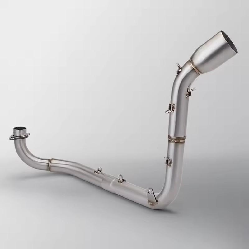 For Honda MSX Grom 125 2013-2024 Grom125 MSX125 MSX 125 Full System Black / Silvery / Carbon Exhaust Tips With Header Link Pipe