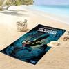 Spirou Blaze Print Beach Towel, Large Soft Quick Dry Towel for Beach Camping Swimming