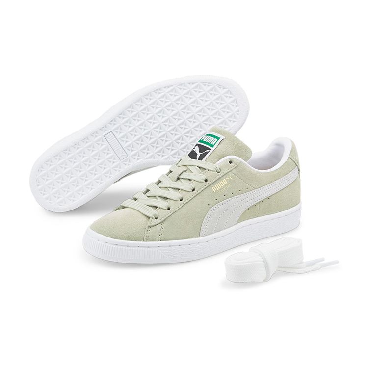Puma Suede Classic Xxi Retro Casual Low-Top Sneakers Unisex Sneakers Grün 374915-46