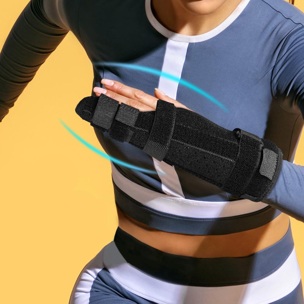 1PCS Finger Splint Brace Thumb Care Adjustable Support Stabilizer Built-in Aluminum Alloy Fix Arthritis Pain Relief Health Care
