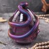 1 Set Snake Egg Jar Silicone Mold Clay Gypsum Cement Epoxy Resin Casting Mold DIY Crafts Snake Egg Shape Storage Box Ornament Making Mould