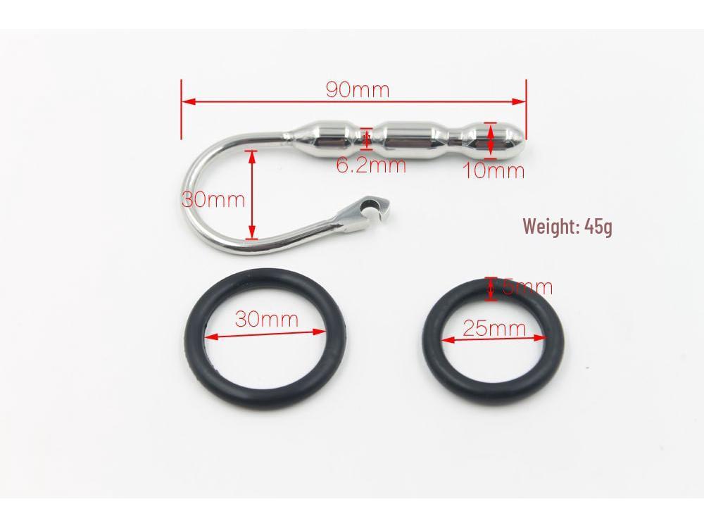 Men's Metal Urethral Glans Insert Dilator - Erotic Toy for Outdoor Wear