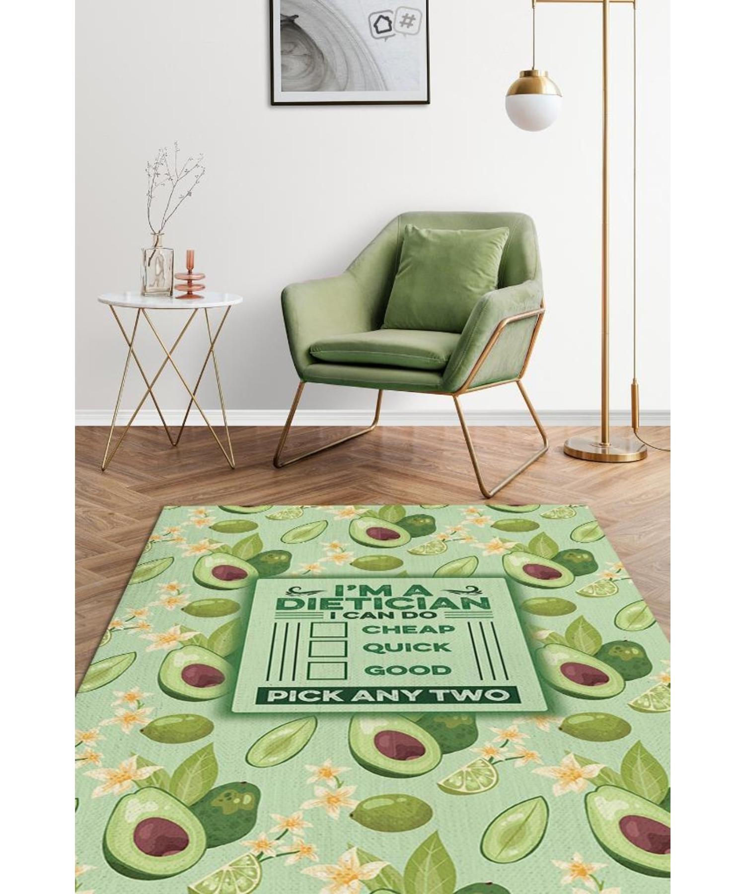 

Choose Two Woven Based Washable Non-Slip Dietitian Rug