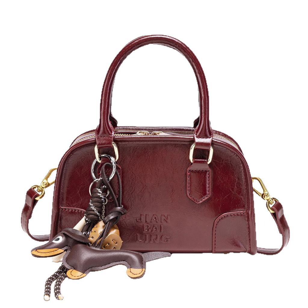 Premium Texture Retro Small Bag Women'S Bag New Popular Messenger Bag Women'S Portable Small Square Bag