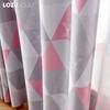 1PC LOZUJOJU Geometric Ins Style Blackout Curtains Modern Minimalist Thick Curtains for Bedroom Living Room Balcony Window for Home Decor