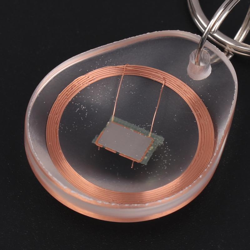 Cuid Keychain Token Rewritable Smart Keys Nfc Tag Copy Fobs 13.56Mhz Access Control Writable Card Cuid Changeable Wet Inlay