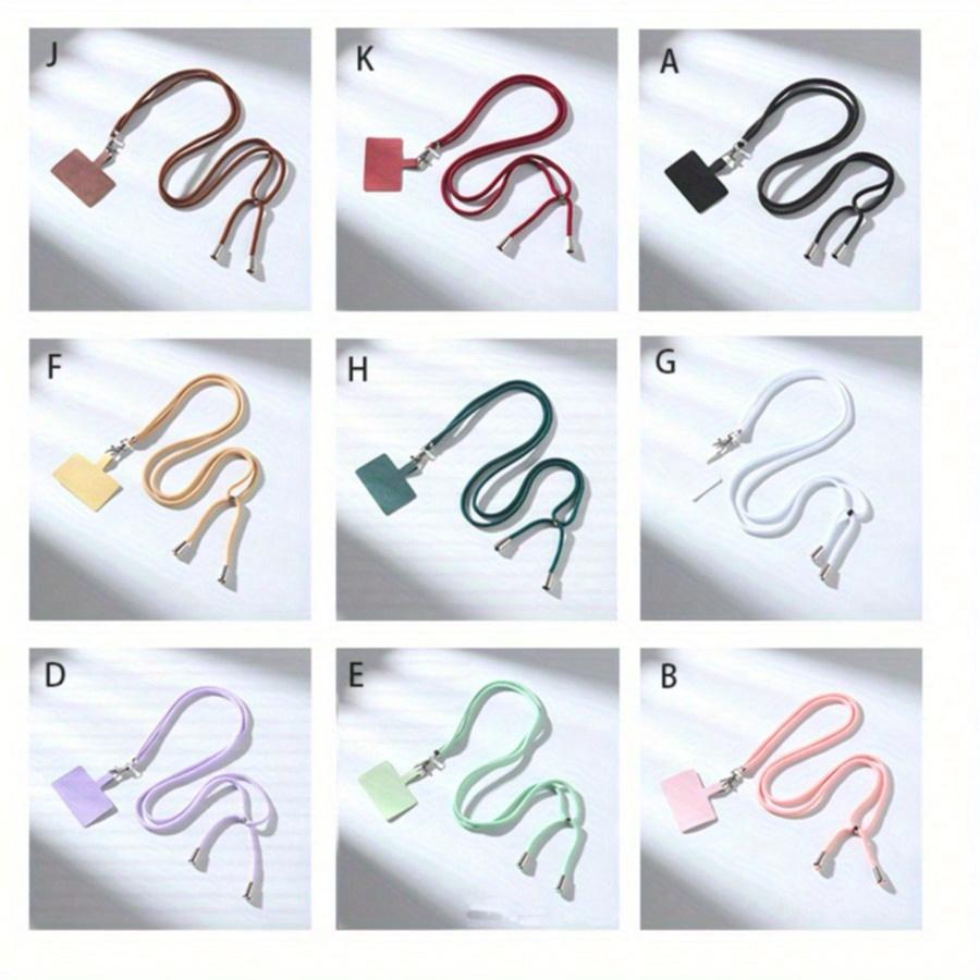 1pc Adjustable Universal Phone Lanyard Strap, Detachable Colorful Neck Strap, Anti-Lost Phone/Key Chain Safety Cord Gifts For Mother, Family, Friends