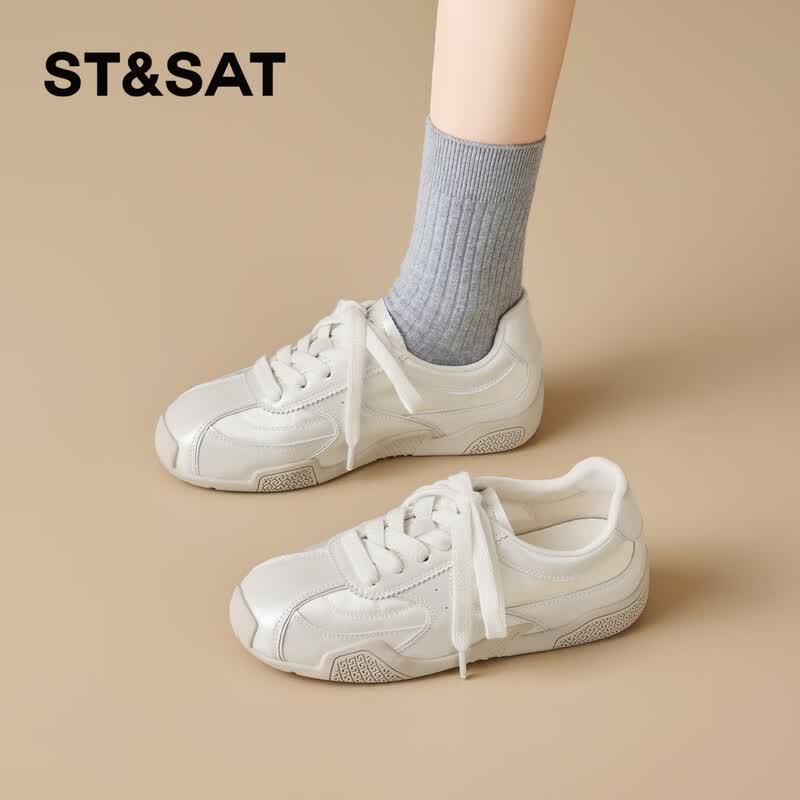 SATURDAY Women s Ballet German Trainer Platform Sneakers 38