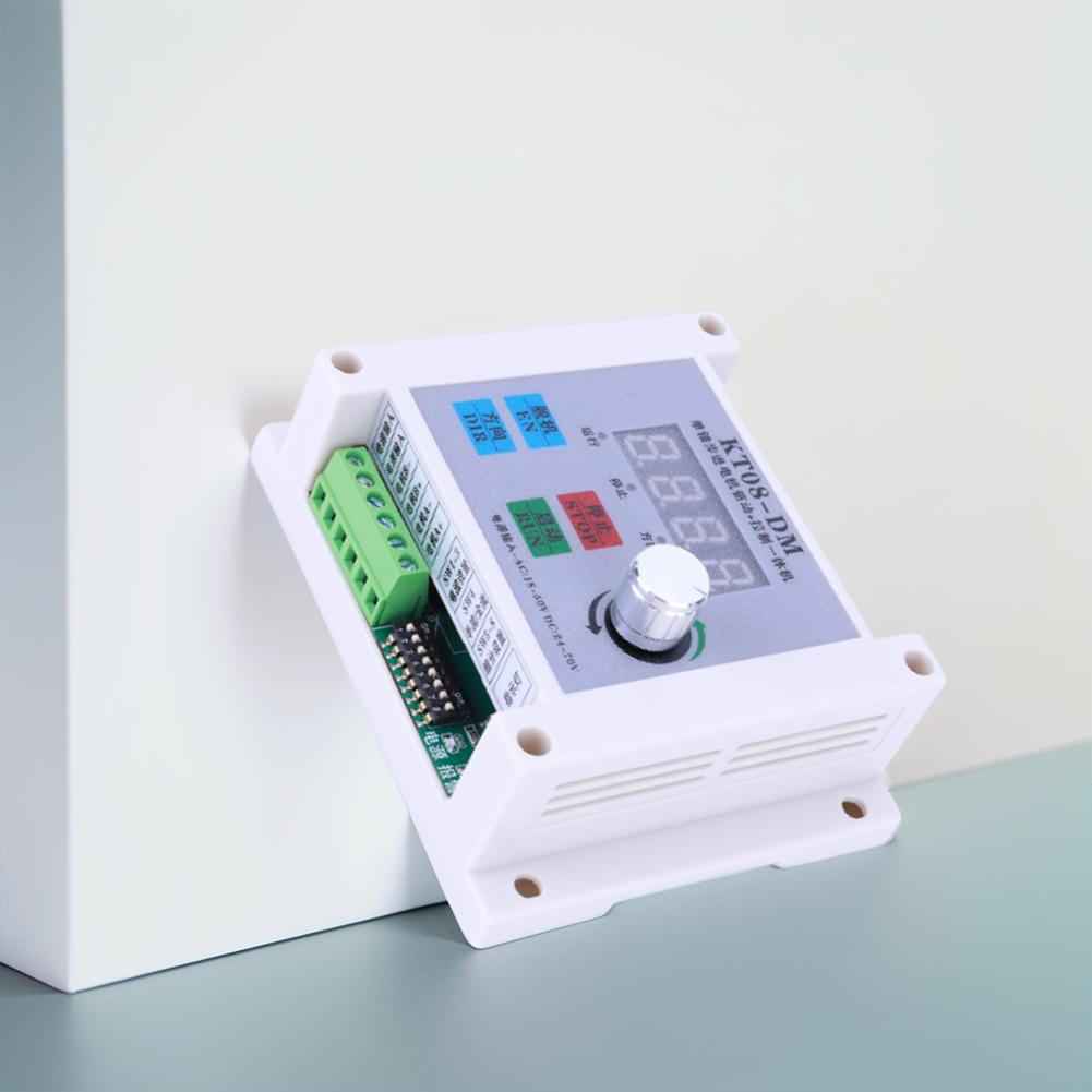 KTO8-DM Pulse Generator Stepper Motor Driver Controller Stepless Speed Single-axis Stepper Motor Controller DC 24-70V/AC 18-50V