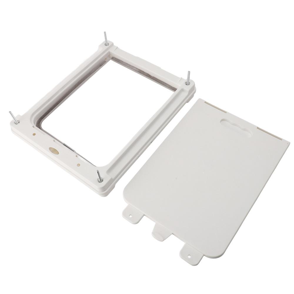 Small Size Cat Flap Two Way Access Pet Passage Safe Opening Pet Access Gate House Door Opening