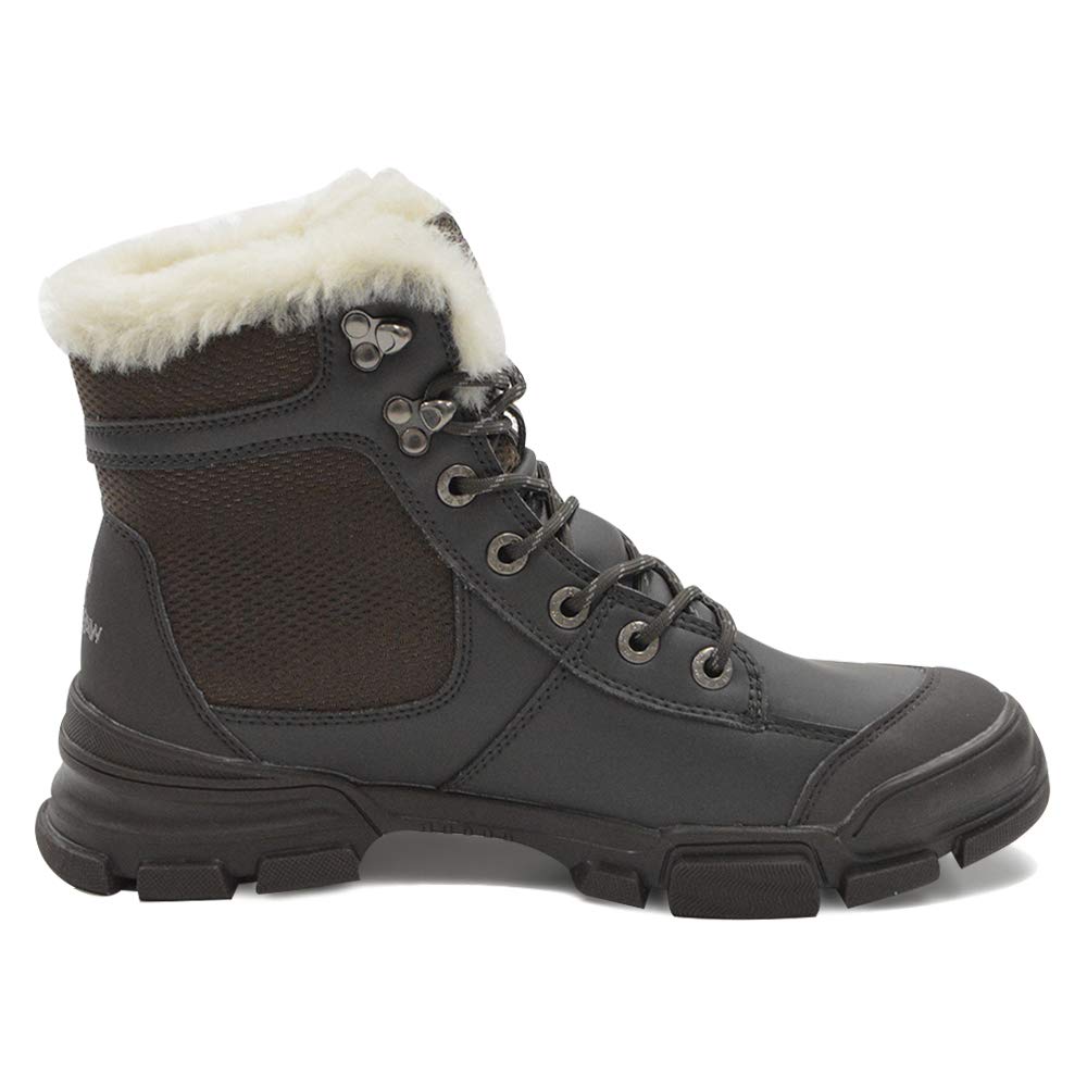 Bearpaw Basswood Snow Winter Snow Shoes Men's Boots, Water-Repellent, (Size 26cm, Brown)