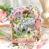 3sheets/bag Lost Ruins Series Landscape Miniature Stickers for Decoration Decompression Collage Landscape DIY Sticker Decoration