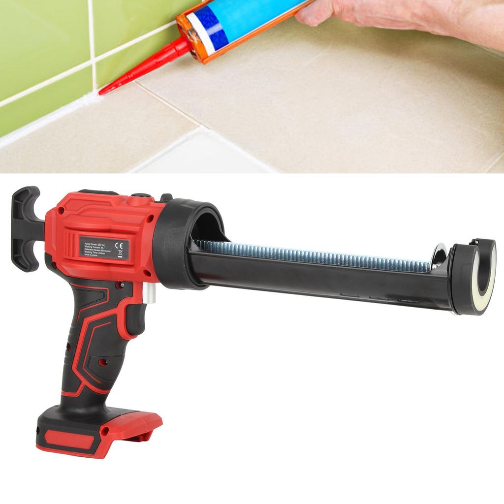 Electric Caulk Gun High Efficiency Easy To Use LED Display Cordless Caulking Gun Speed Adjustable for Home DIY Projects