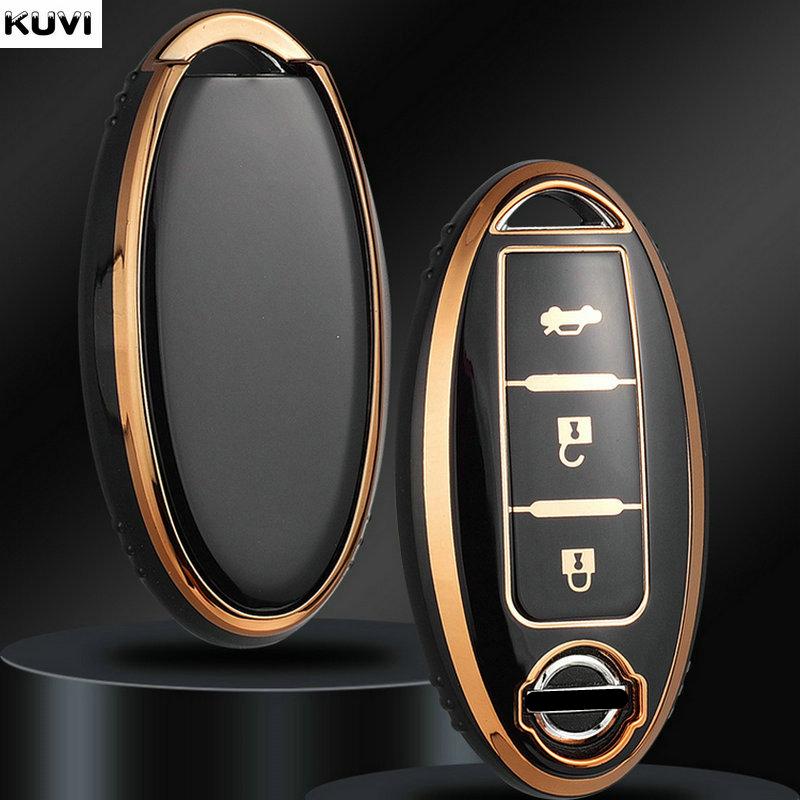 TPU Autoschlüsselhülle Abdeckung Schale Fob für Nissan Qashqai Juke J10 J11 X-Trail T32 T31 Kicks Tiida Pathfinder Note für Infiniti