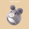 Autumn and Winter Boys and Girls Children's Hats Baby Hats Cute Cartoon Bears Plush Hats Thermal Hats Ear Protectors Knitted Hats