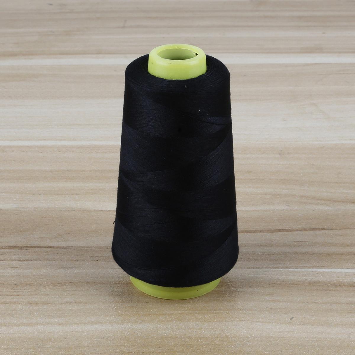 

Полиэфирная нить для швейной машинки чёрный