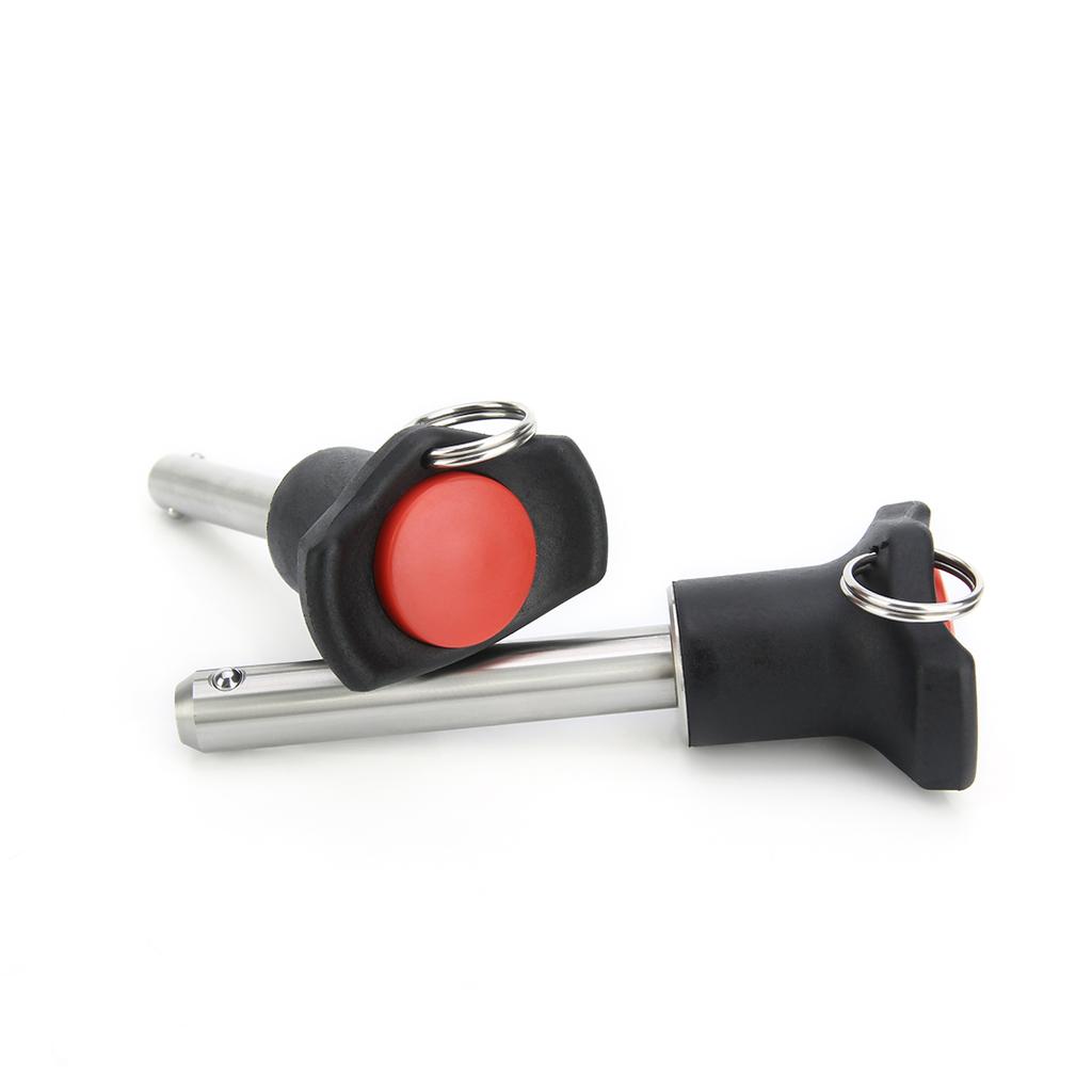 Button Type Quick Release Ball Head Locking Pin Resin Handle Quick Release Pin Safety Pin Positioning Pin With Rope