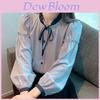 Womens Spring Long Sleeve Shirt With 3d Pattern And Soft Satin Fabric For Casual Wear