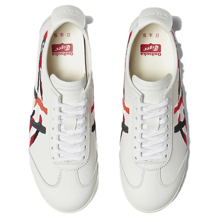 Onitsuka Tiger Mexico 66 Deluxe Nishikigoi - White Classic Red Women Sneakers 1182A625-100