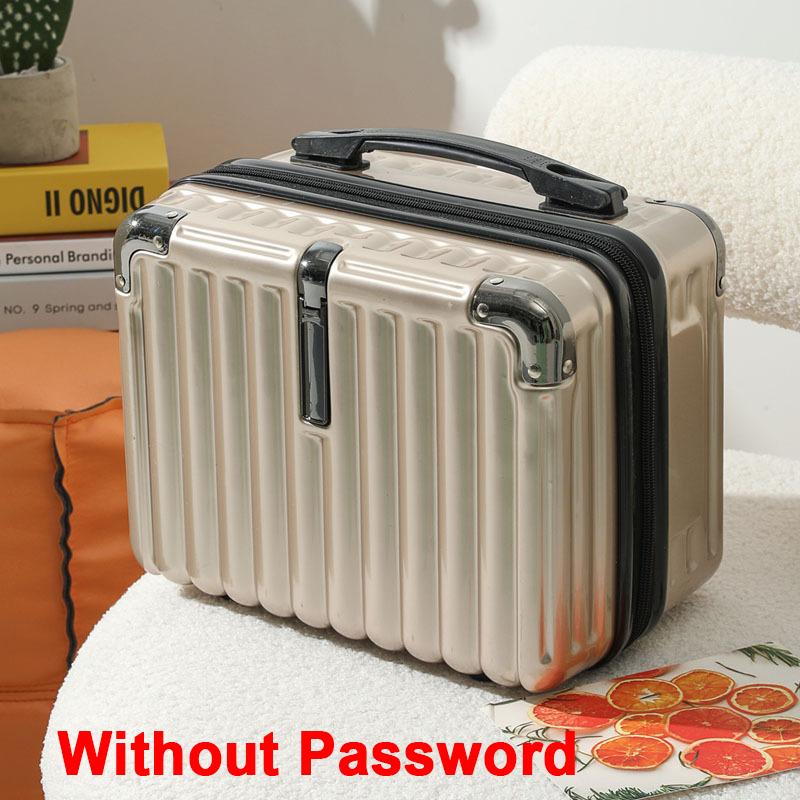 14 Inch Handheld Zipper Luggage Mini Waterproof Travel Suitcases New Portable Luggage Storage Boxes Makeup Suitcase Kids Luggage
