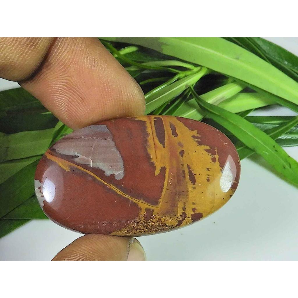 22X40X05MM Přírodní Noreena Jaspis Oválný Kabošon Volný Drahokam 47Cts SK-3834