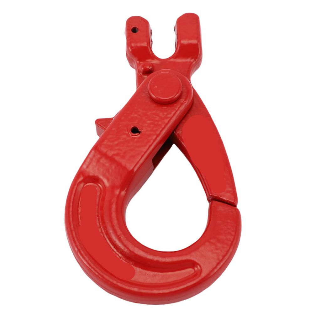 Safety Chain Hook 1.12T Load Capacity Grade 80 Alloy Steel Forged Clevis Slip Hook for Lifting and Transport