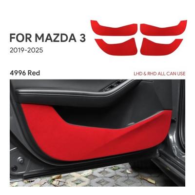 For Mazda3 BP 2019-2025 Car Door Anti-Kick Protective Pad Protector Mats Cover Sticker Auto Interior Accessories