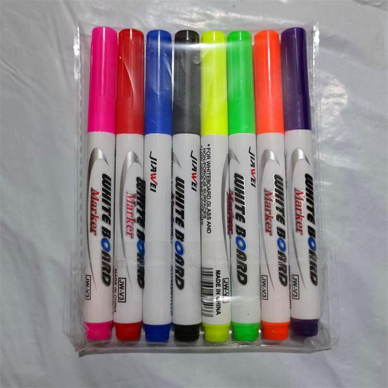 12-Color Erasable Washable Whiteboard Markers - Water-Based for Students, Teachers, Office