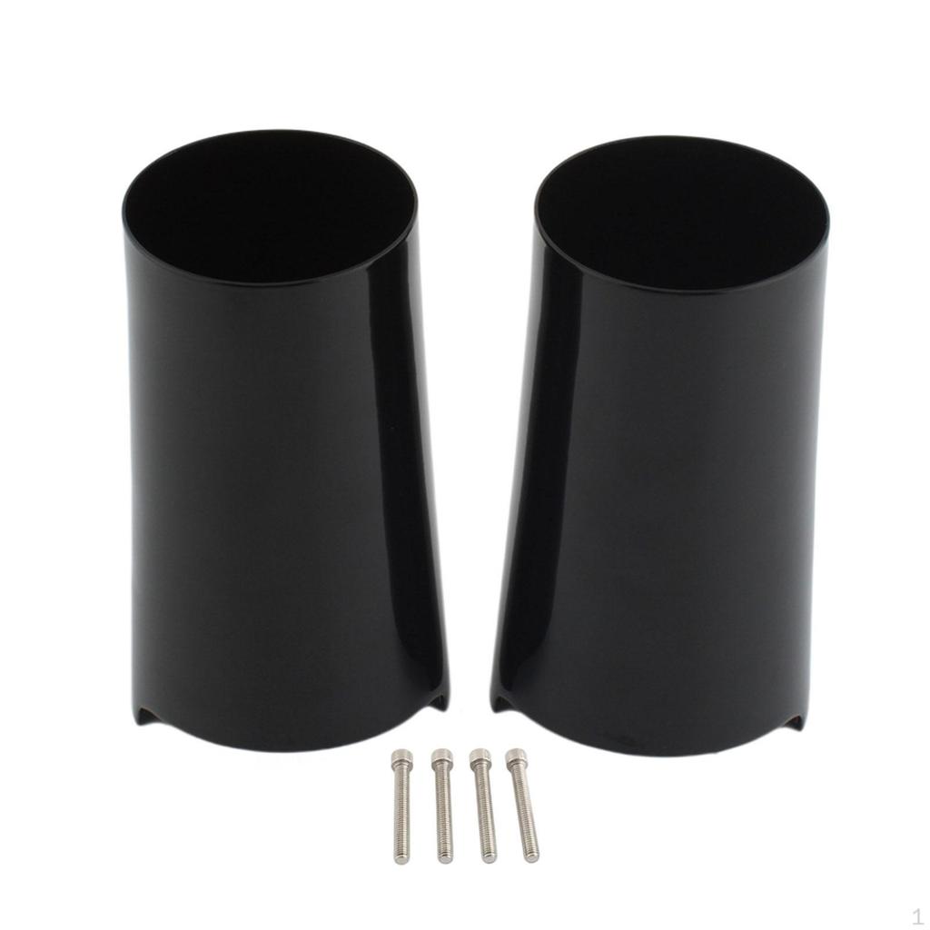 2 Stück Gabel-Schieberabdeckungen Protektoren Motorradzubehör Ersatz CNC Motorrad