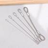 3PCS Safe 20cm Safety Security Cable Wire Stainless Steel Sliver Stage Lights Rope Double Loop Daily