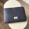 Polka Dot Tablet Sleeve Bag Shockproof Puffy Quilted Computer Bag Dust-Proof 13inch for MacBook Tablet for iPad Women Laptop