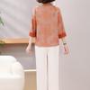 LANGSHA Women's New Chinese Style Cardigan Blouse