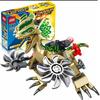 Heißer Krieg Mecha Tyrannosaurus Modellbausteine Stadt Dinosaurier Roboter Park Ziegel Figuren Spielzeug Kinder Blind Box Weihnachtsgeschenk