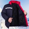 Winter Plus Velvet Thickened Work Jacket - Warm, Reflective, and Dirt-Resistant Cotton Jacket for Men and Women