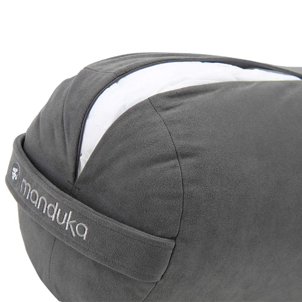 Manduka Yoga Cushion Round Bolster ENLIGHT Round Bolster Thunder 43301A022 Auxiliary Yoga Stretch [Manduka] / 43301A-6695 [Item]