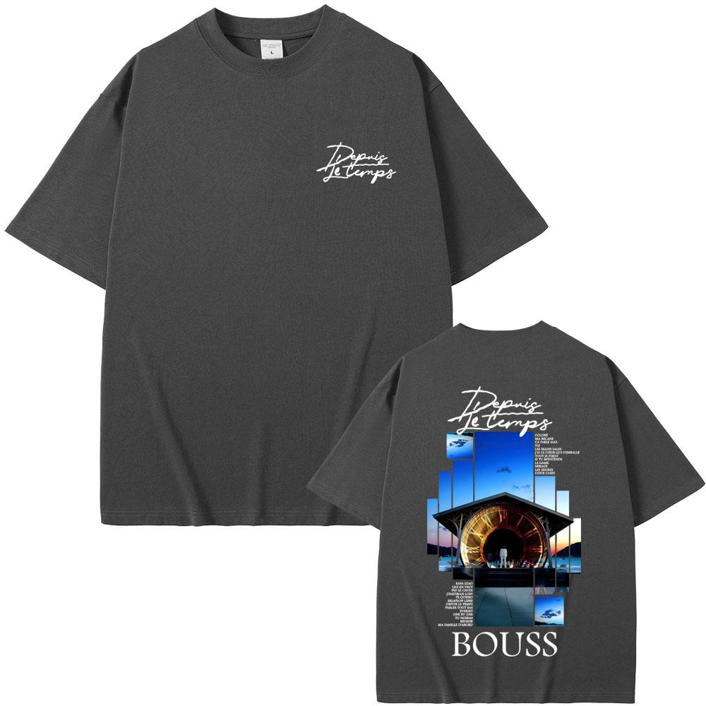 Rapper Bouss Et Si Jechoue Album Grafik T-Shirt Herren Damen Hip Hop Mode Popmusik T-Shirt Männlich Lässig Baumwolle Vintage T-Shirts
