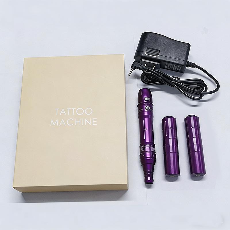 Dual Battery Eyebrow & Lip Embroidery Machine - All-in-One for Eyebrow, Lip, and Eyeliner Tattoos with Mist Effect.