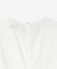 BASIKA Soft Wrap Cotton Dress (White)