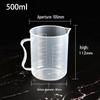Pack of 10 PP Graduated Measuring Cups with Handle