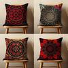 Beauty Mandala Art Totem Pillow Case For Room Sofa Cushion Cover Suitable For Home Bedroom Decoration And Protector