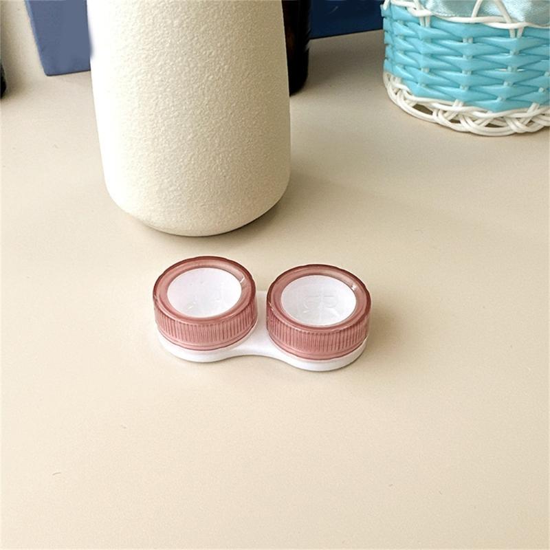 Double Layer Contact Lenses Storage Box With Secure Seal Lightweight ABS Storage Box For Outdoor Travel