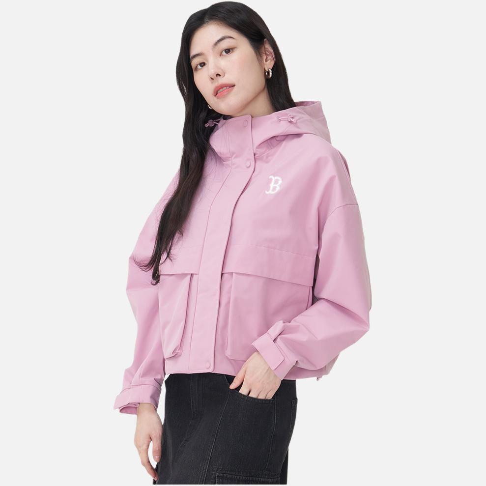 New MLB Boston Red Sox Jacket Women's Pink 3FWJB0151-43PPM