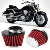 Filter, Qiilu Air Filter Engine, Mushroom Head Engine Air Filter Accessories Fits 51MM, 55MM, 60MM (Optional) (55MM)