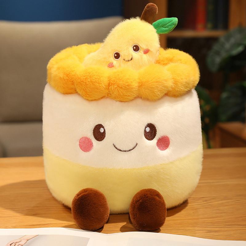 Strawberry Blueberry Mango Chocolate Cake Plush Toy Holiday Collection Gift