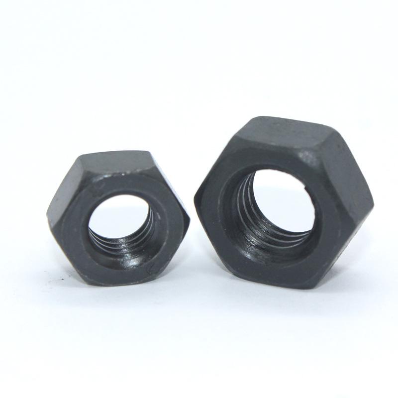 Jinyi Šroub s šestihrannou hlavou a maticí, třída 8.8, černý (M4, M6, M8, M10)