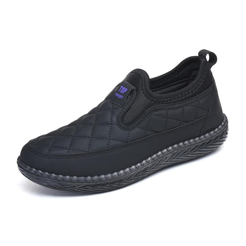 ****** and Autumn New Women's Casual Single Shoes S**t Sole Versatile Old ******* Cloth Shoes Women's Fashion Flat Side One Pedal Mom Shoes