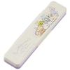 Skater Combi Set Chopsticks Spoon Set Sumikko Gurashi Rabbit Rice 18cm Antibacterial For Adults Made in Japan CCS3SAAG-A