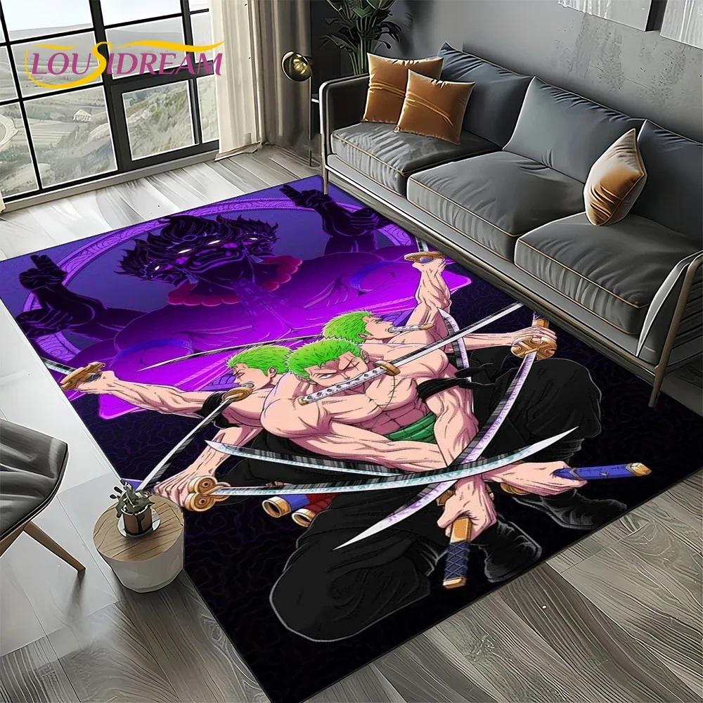 3D One PIECE-E Japan Anime Cartoon Carpet Rug for Living Room Bedroom Home Sofa Decoration,Kids Play Area Rug Non-slip Floor Mat